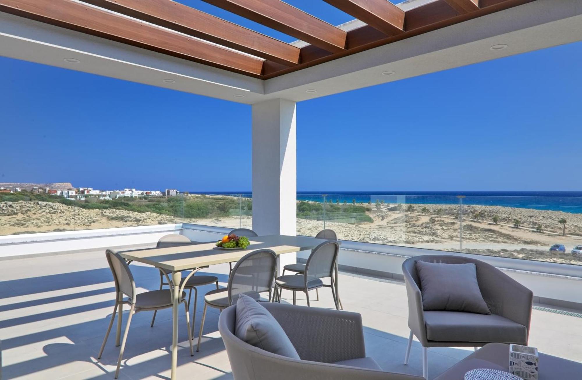Beachfront Luxury Villa Idania ไอยานาปา ภายนอก รูปภาพ