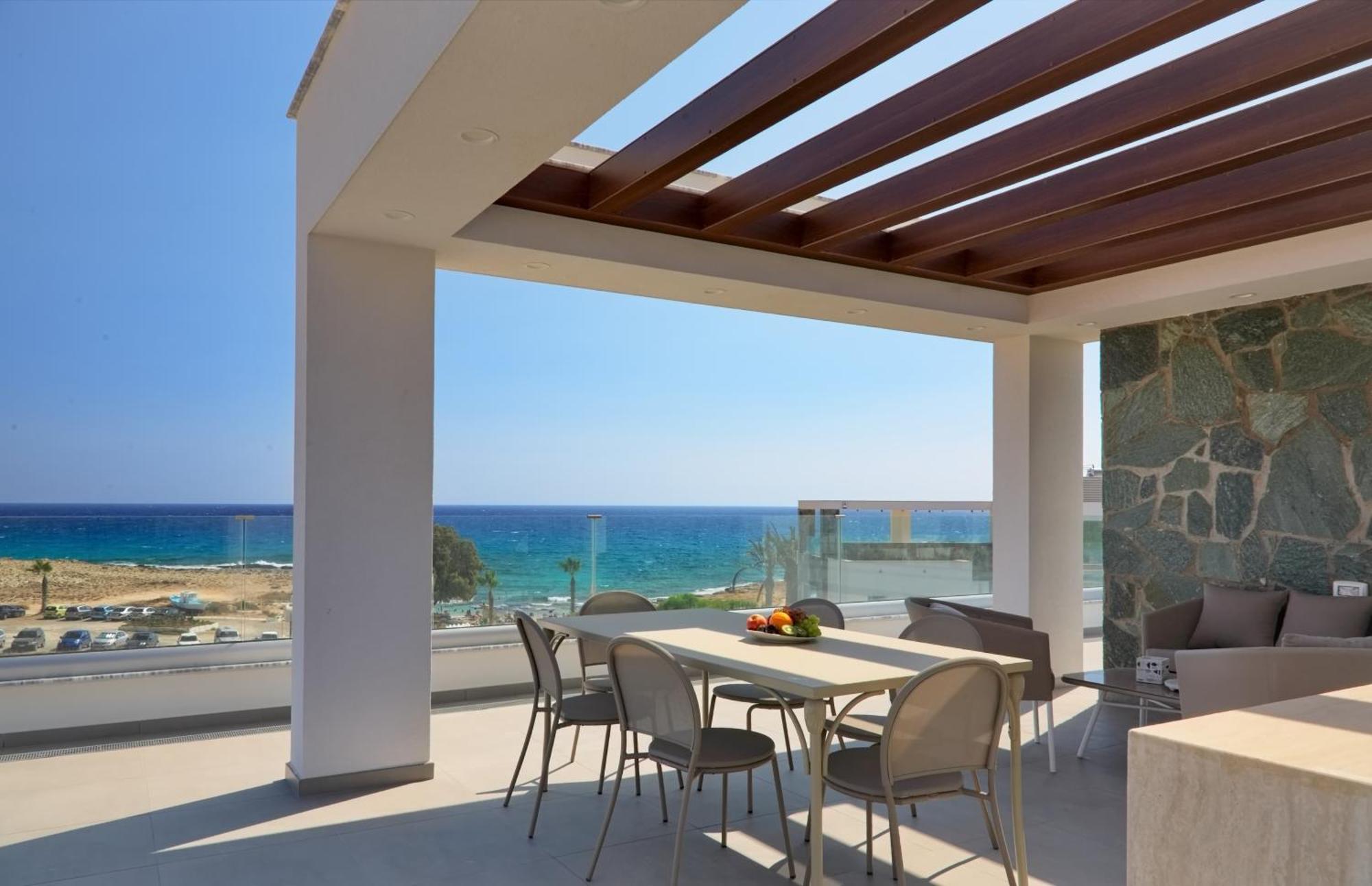 Beachfront Luxury Villa Idania ไอยานาปา ภายนอก รูปภาพ