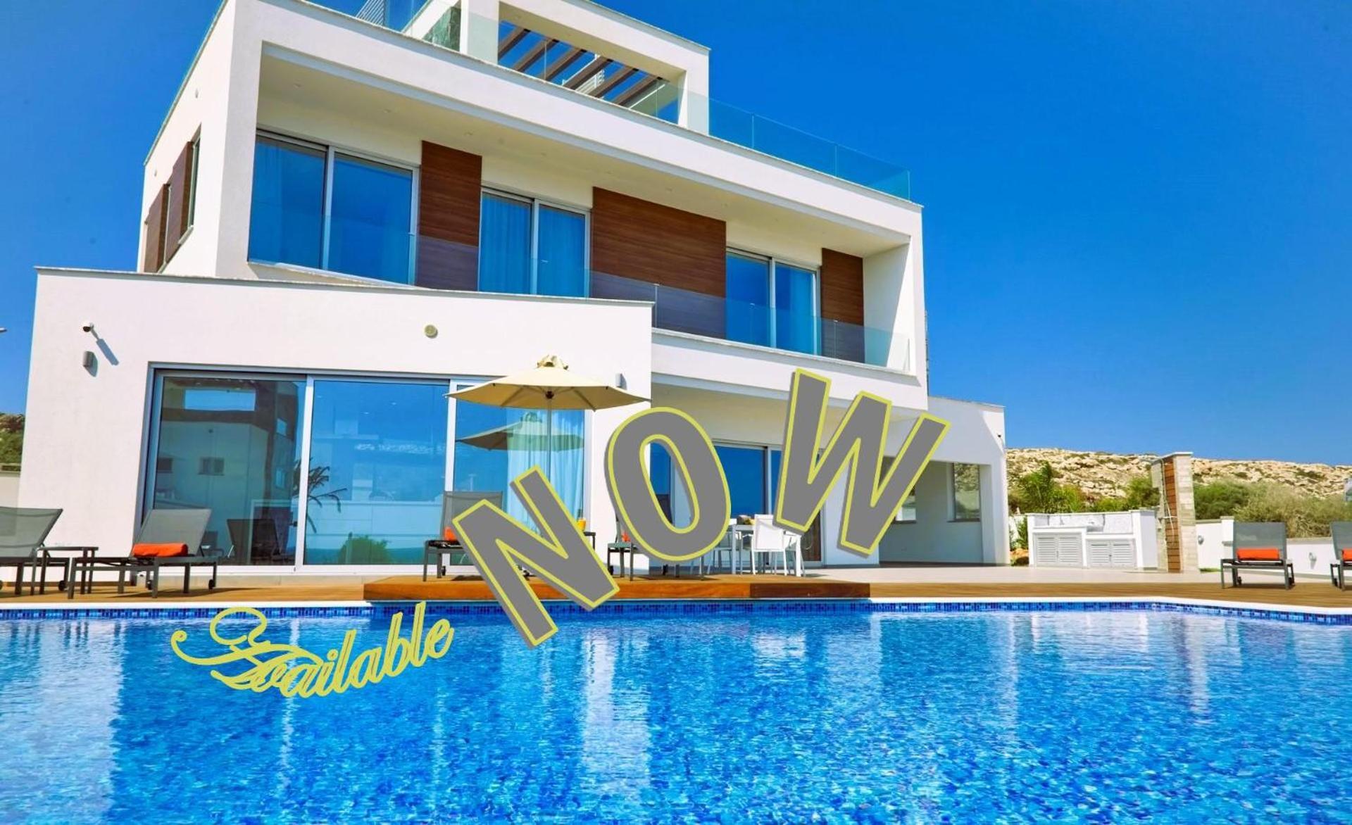 Beachfront Luxury Villa Idania ไอยานาปา ภายนอก รูปภาพ